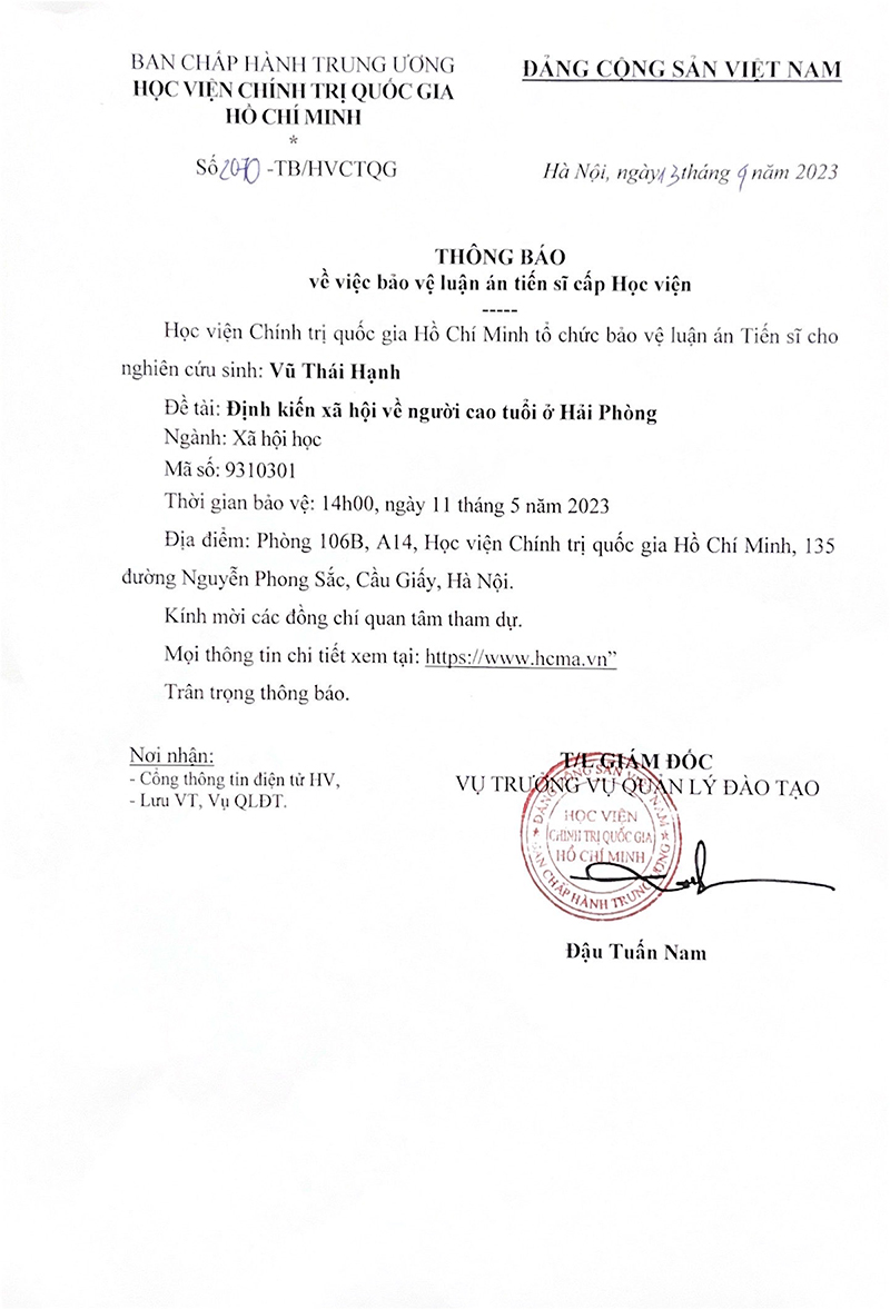 TB Vũ Thái Hạnh