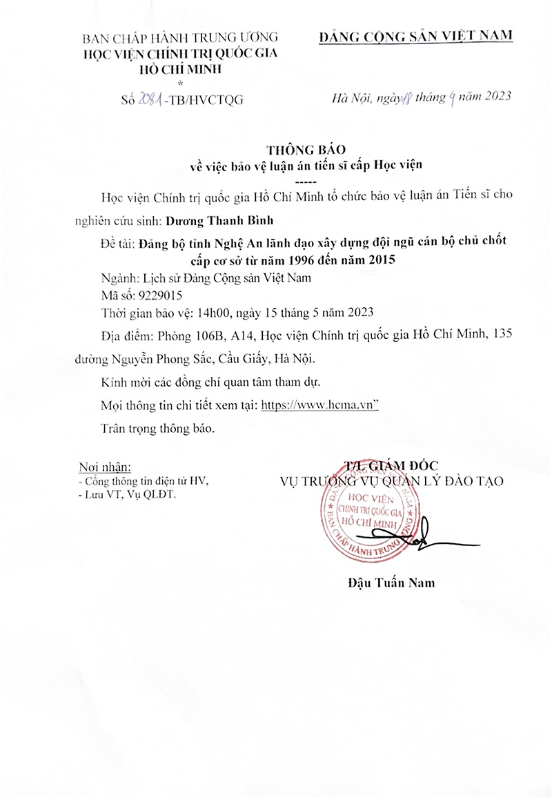 TB Dương Thanh Bình