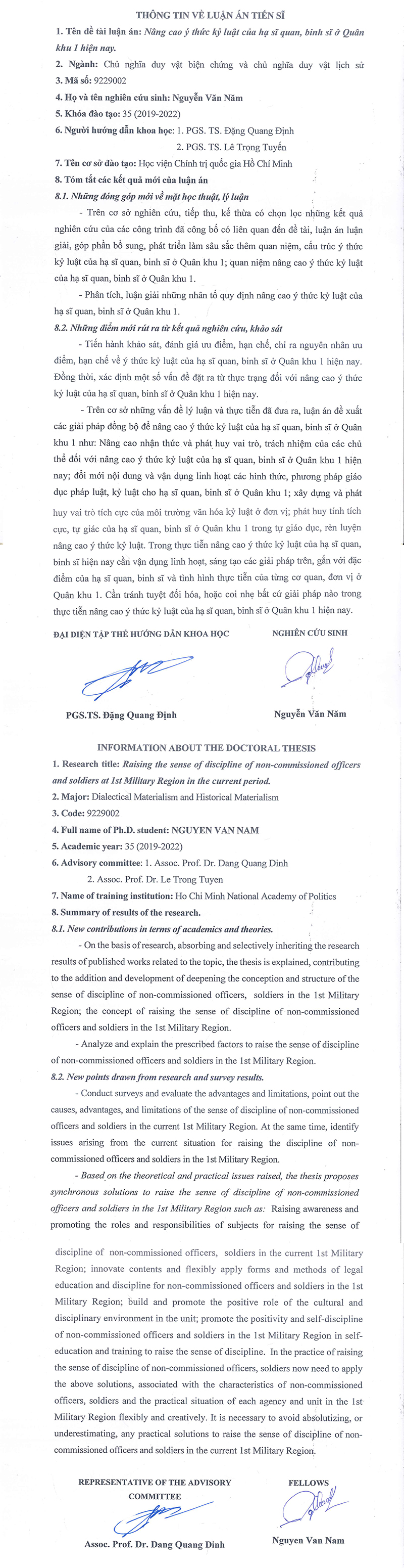 Thông tin TV-1